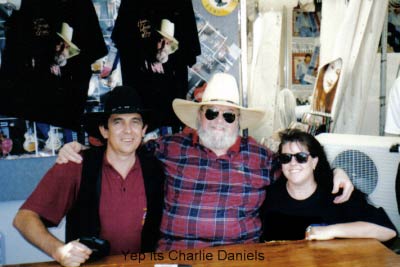 Graeme, Dolly and Charlie Daniels